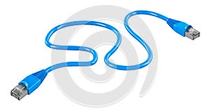 Lan cable, 3D rendering