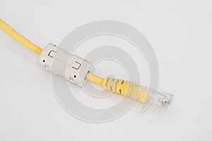 LAN cable with Ferrite Clamp or Clamp Filter