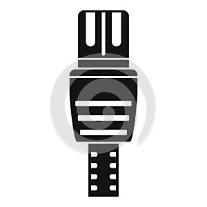 Lan cable icon, simple style