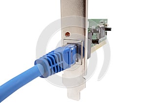 Lan cable & network card