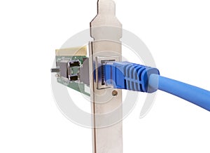 Lan cable & network card