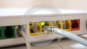 Lan network cable unplug