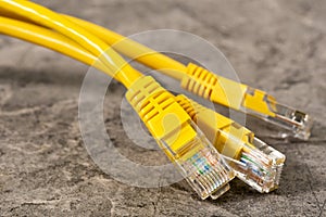 LAN network connection ethernet cables