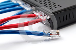 LAN network and ethernet cables