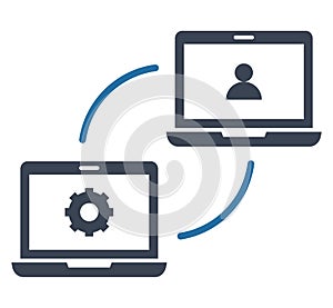 Lan technology Glyph Isolated Vector icon which can easily modify or edit photo