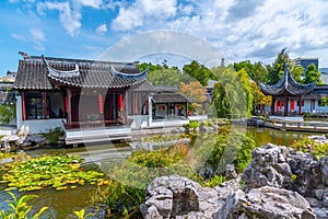 Lan Yuan Chinese garden in Dunedin, New Zealand