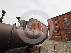 Lancashire boiler at Ecomuseo del Freidano (Freidano Ecomuseum