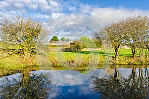 Lancaster Canal, Crooklands, Cumbria, England