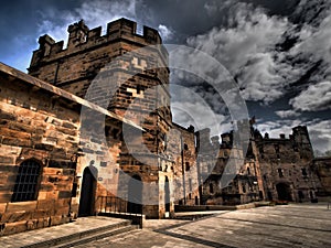 Lancaster Castle is a medieval castle in Lancaster, in the English county of Lancashire.