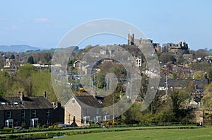 Lancaster Castle Priory Churh pendolino train