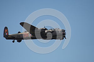 Lancaster in flight photo