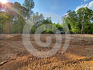 Land cleared ready for construction