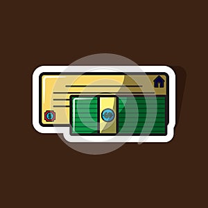 land document. Vector illustration decorative design