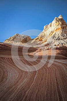 Land formations at White Pocket in the Vermillion Cliffs National Monument