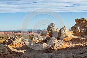 Land formations at White Pocket in the Vermillion Cliffs National Monument