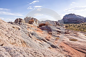 Land formations at White Pocket in the Vermillion Cliffs National Monument