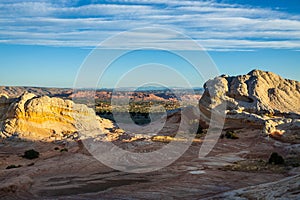 Land formations at White Pocket in the Vermillion Cliffs National Monument