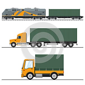 Land Freight Trucking and Railway Services