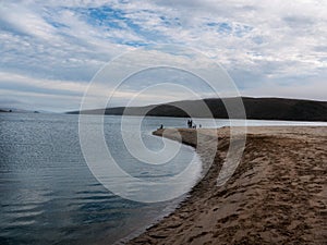 Land meets water at Point Reyes