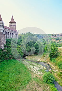 Land near the Corvins Castle build by John Hunyadi, summer time