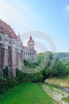 Land near the Corvins Castle build by John Hunyadi, summer time