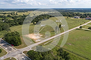 Land Plot in Aerial View for Residential Development