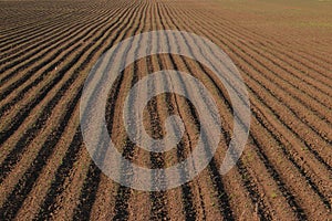 Land ridge vertical and horizontal