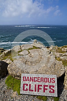 Land's End in Cornwall