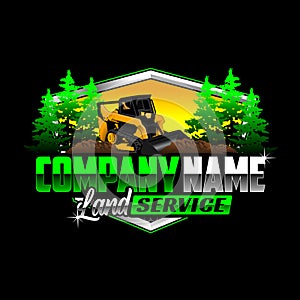 Land Service or Land Clearing Company Logo