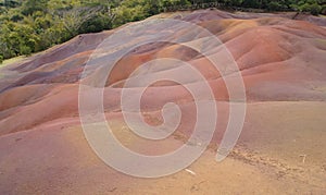 La tierra de siete colores, costa oeste, Chamarel, Isla Mauricio photo