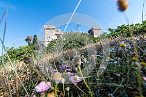 Landascape of rocca di Narni of medieval age