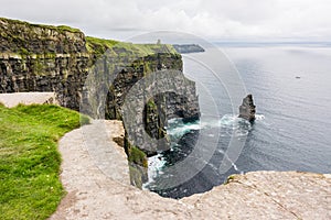 Landascapes of Ireland.  Cliffs of moher photo