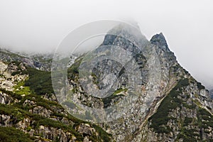 Landcscape hight mountains. Landscape in the mountain
