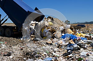 Landfill dump