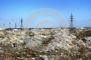 Landfill of industrial waste