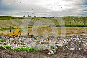 Landfill working