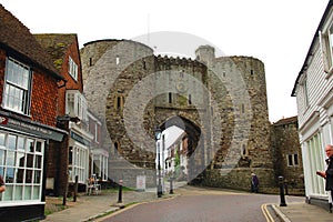 Landgate arch in Rye East Sussex, England