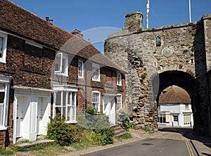 Landgate fortified gatehouse. Rye West Sussex.