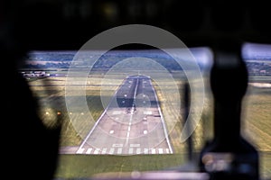 Landing Aircraft Flightdeck View