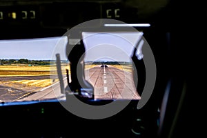 Landing Aircraft Flightdeck View