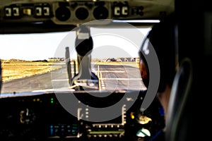 Landing Aircraft Flightdeck View