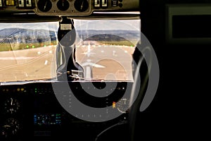 Landing Aircraft Flightdeck View