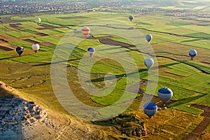 Landing balloon, Goreme, Cappadocia, Turkey