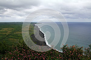 The Landing beaches of Iwo Jima, Japan