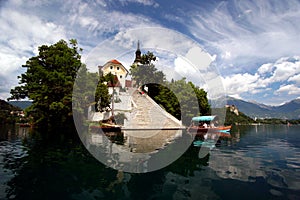 Landing at the Bled Island photo