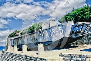 Landing craft of dday, june 6 1944