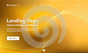 Landing Page. Abstract background website. Template for websites, or apps. Modern design. Abstract vector style