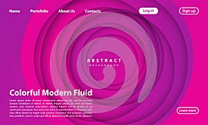 Landing Page. Abstract background website. Template for websites, or apps. Modern design. Abstract vector style design