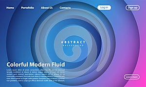 Landing Page. Abstract background website. Template for websites, or apps. Modern design. Abstract vector style design