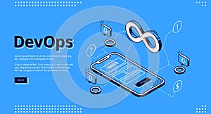 Landing page of DevOps, development operations